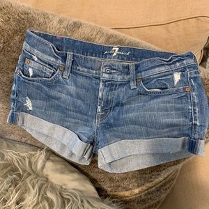 7 for all mankind shorts